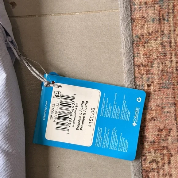 Columbia Women's Ski Bib Large Long - Picture 4 of 6